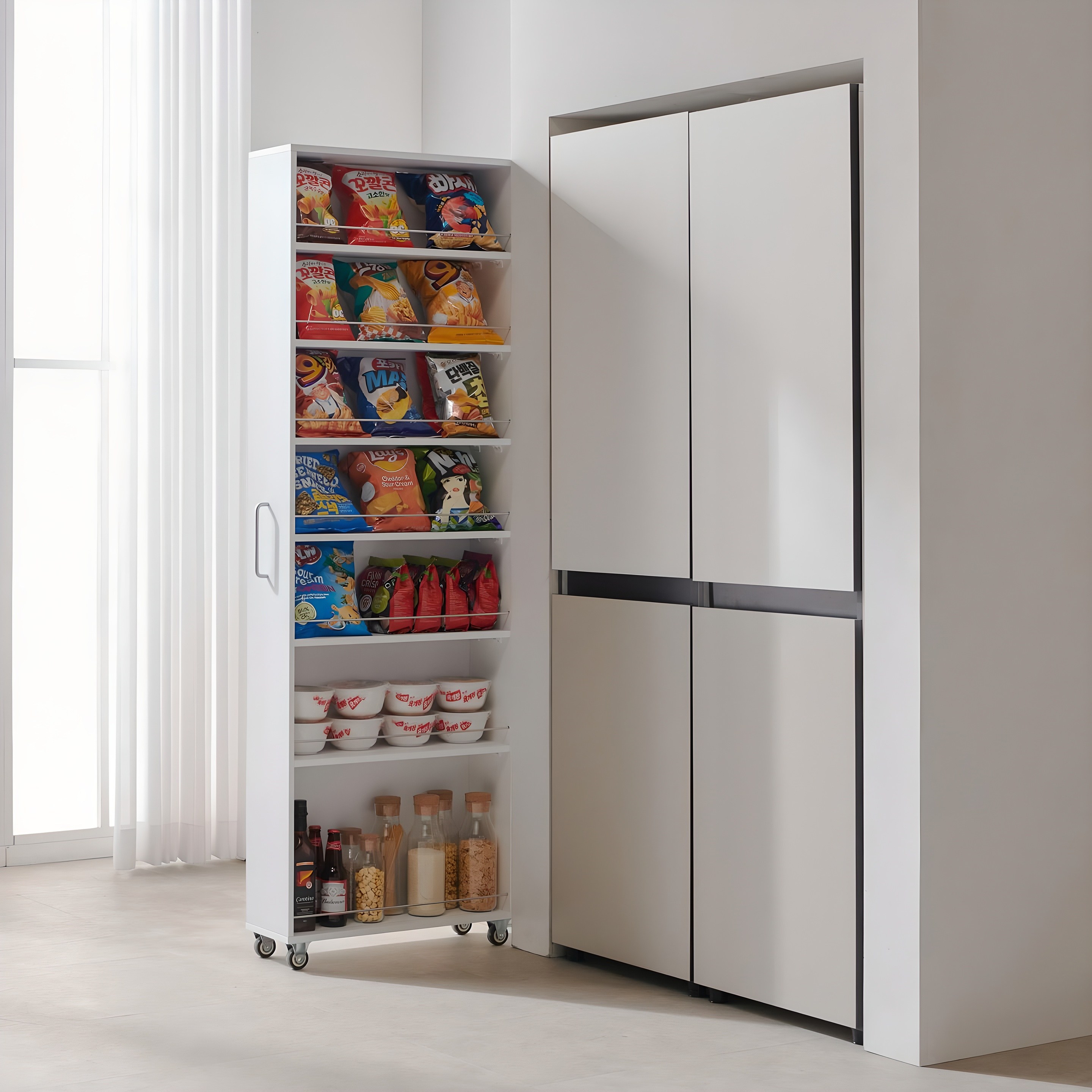 해피아이 컨실 냉장고틈새장 선반 틈새수납장 주방수납장 74,880원