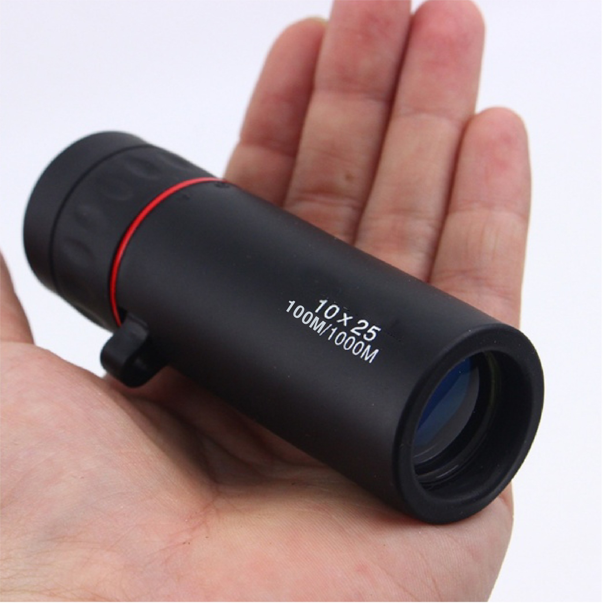 10배율 망원경 미니 단망경 외망원경 10x25 1000m거리 도미노스토리 SIZE 9CM, 25mm 6,830원