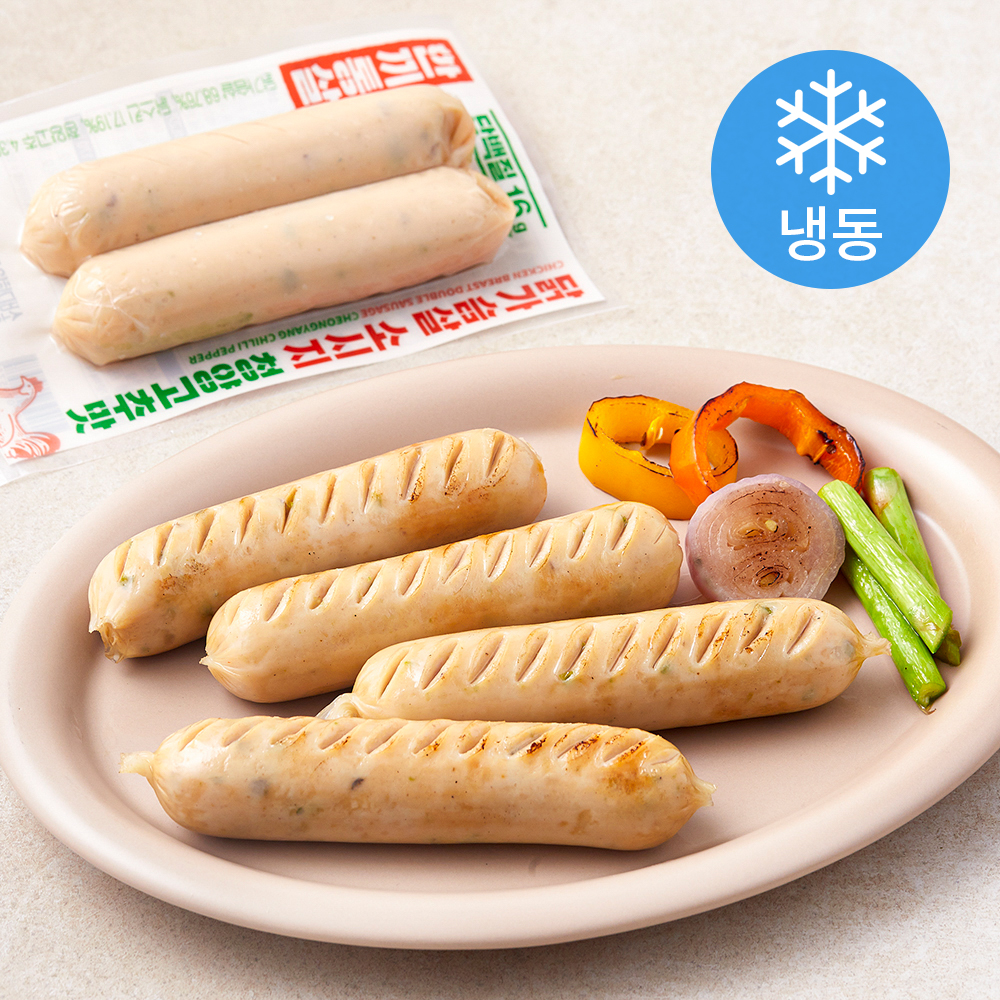 [로켓프레시] 한끼통살 닭가슴살 더블 소시지 청양고추맛 (냉동) 14,900원