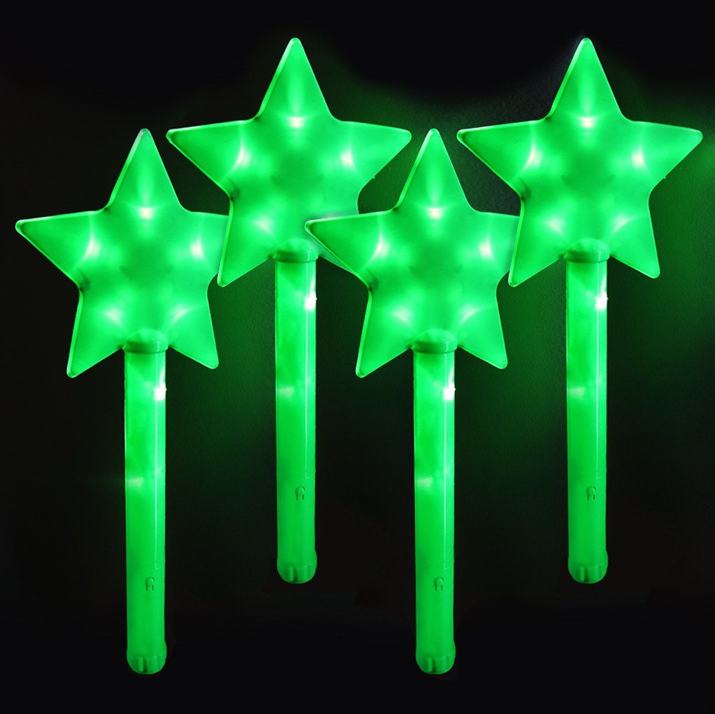 바에이비오 LED 대형 별 응원봉 콘서트 스타 야광봉, 그린, 4개 7,480원