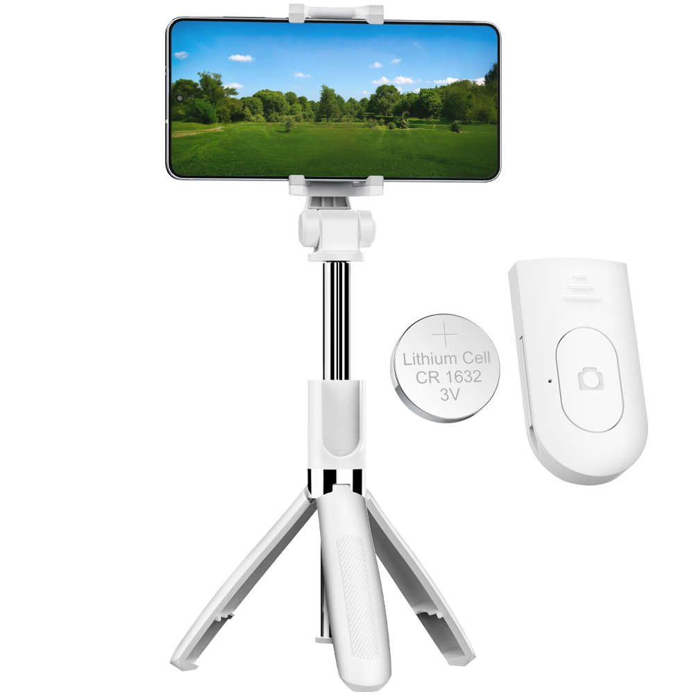 로랜텍 알티 경량 삼각대 리모컨 블루투스 휴대폰 셀카봉, RT32(화이트), 화이트, 1개 7,900원