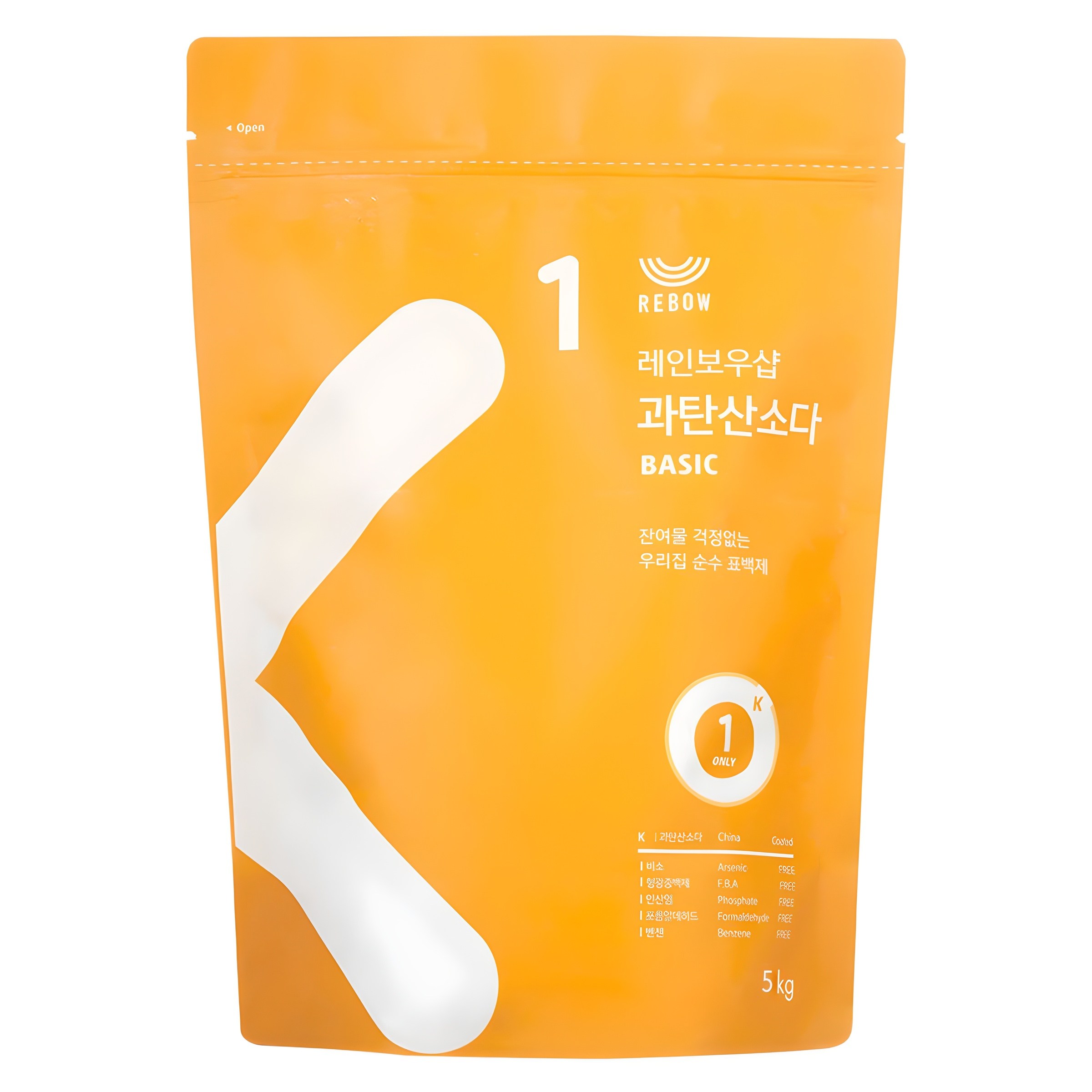 레인보우샵 과탄산소다 베이직, 5kg, 1개 13,270원