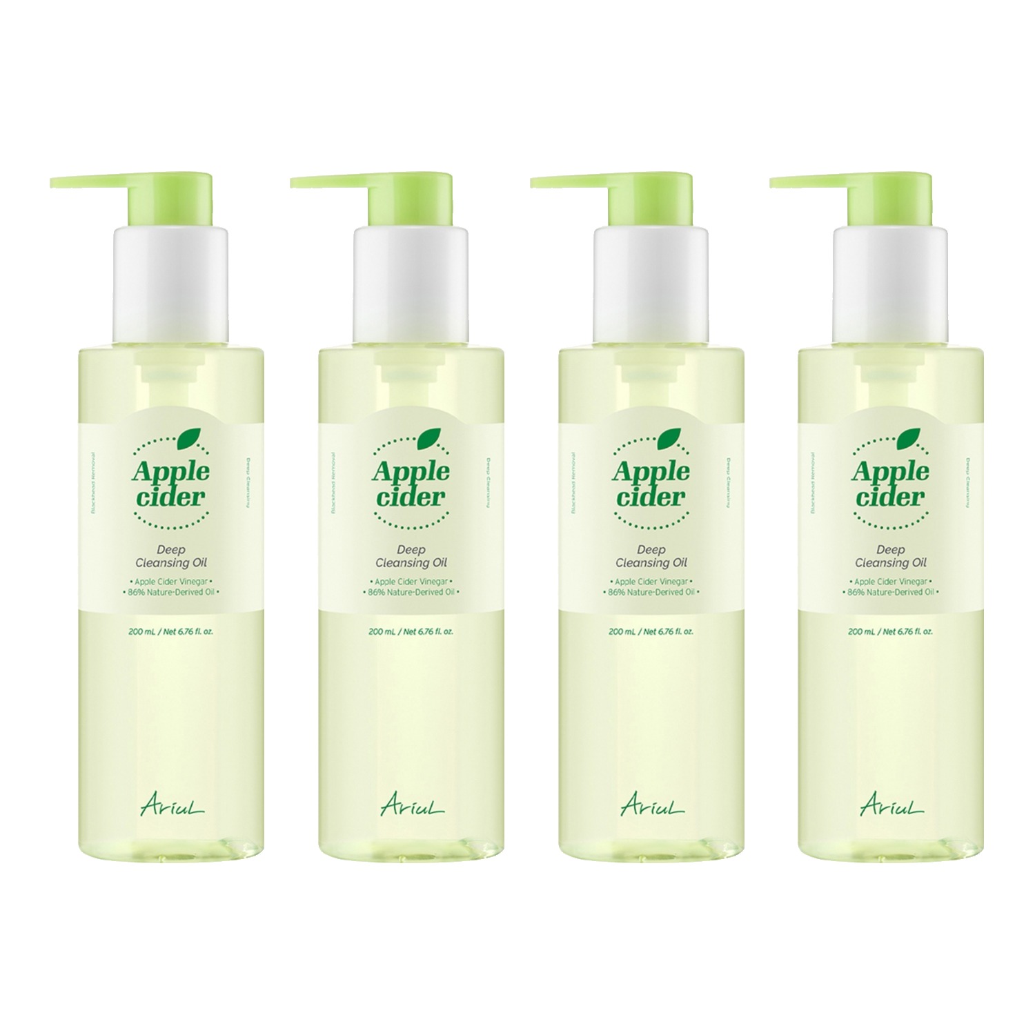 아리얼 비건 애플사이다 딥 클렌징 오일, 200ml, 4개 55,700원