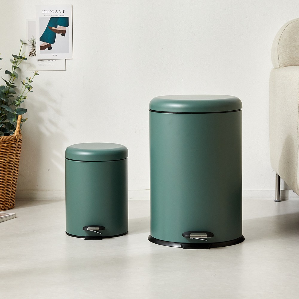 [모던하우스] 메이플 무소음 페달 휴지통세트 20+5L 그린 49,900원