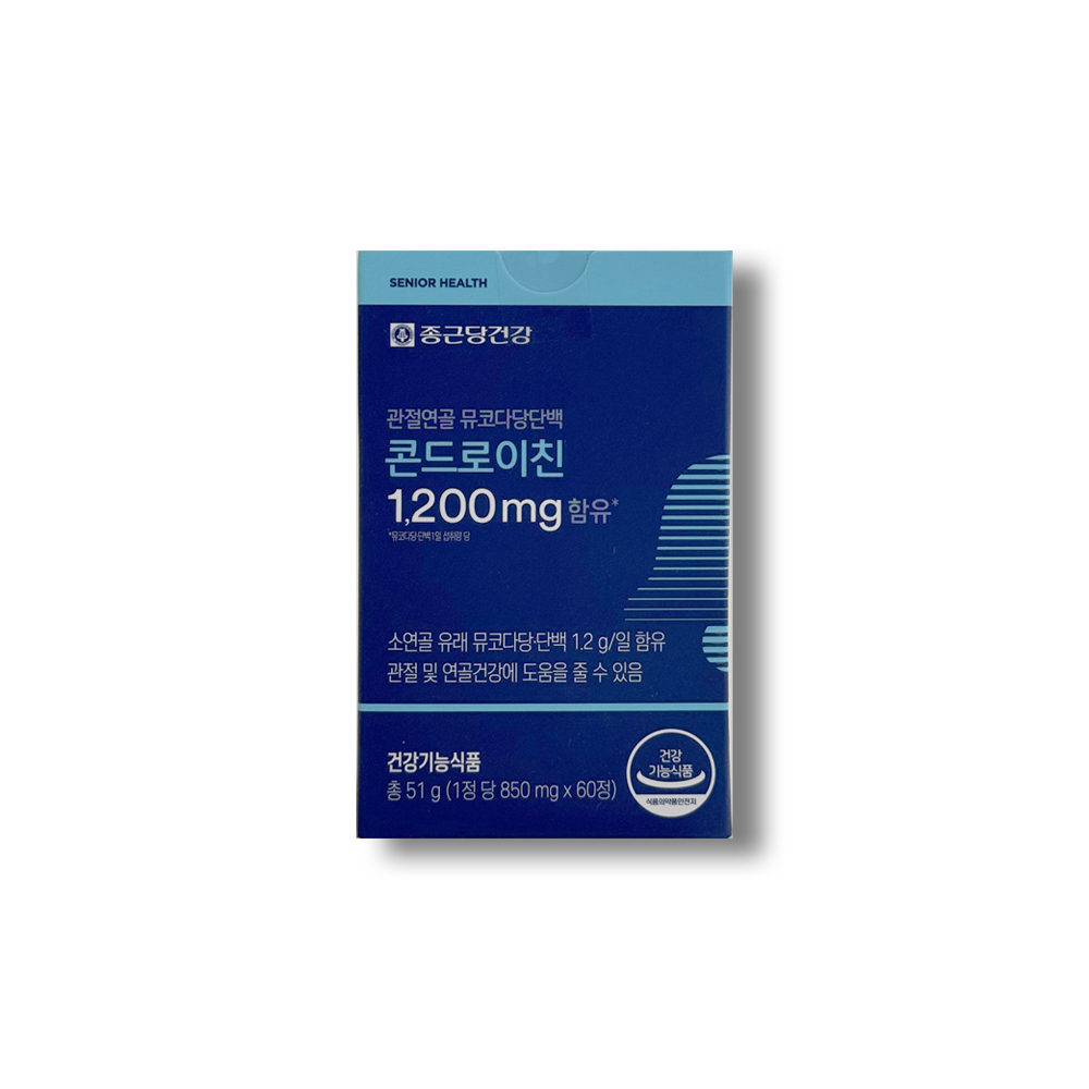 종근당건강 관절연골 뮤코다당단백 콘드로이친 15,350원