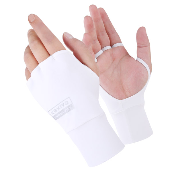 [KAXIYA] 카시야 자외선차단 골프 손등 토시 (한손) 파크골프 운전 낚시 등산 스포츠 쿨장갑, 화이트, 1개 7,900원