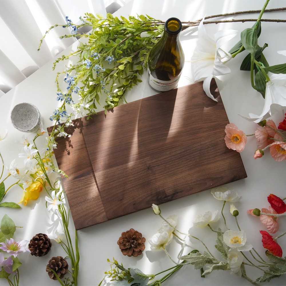 기치(gych) 프리미엄 모던스타일 수제 나무도마 월넛 L 핸드메이드 디자인 원목도마 84,000원