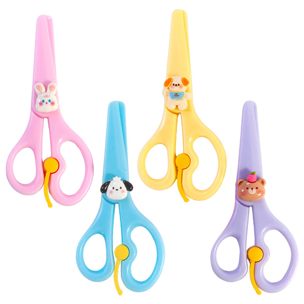 일로라 유아용 플라스틱 안전가위 4종 세트 7,700원