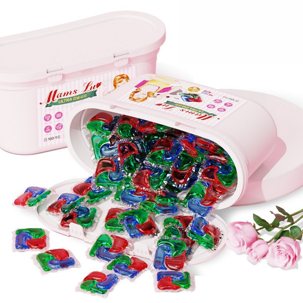 맘스럽 울트라 퍼퓸 캡슐세제 8배 초고농축 국내생산 프리미엄 3in1 대용량 실내건조형, 1개, 100개입 12,850원