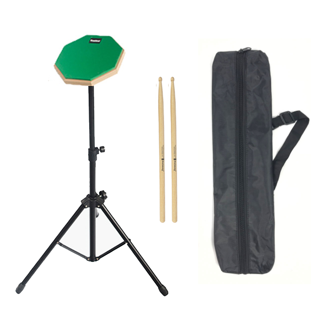 이에스피 연습용 8인치 드럼패드 세트 나무스틱 삼각대 스탠드 보관 가방 입문용 드럼 리듬 연습 12,500원