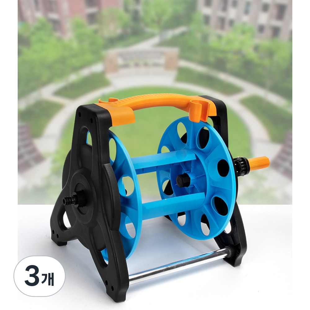 릴호스 정원용 야외 물호스 저장랙 물호스릴 호스랙 보관대 파이프 정리기, 3개 45,590원