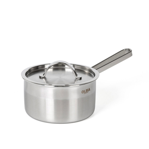 올비아 IH 인덕션 스테인리스 통5중 편수 냄비(14cm~16cm) 45,900원