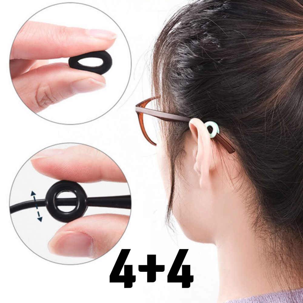 무핑 귀아픔방지 안경귀걸이 8P 안경고무 실리콘링 5,200원