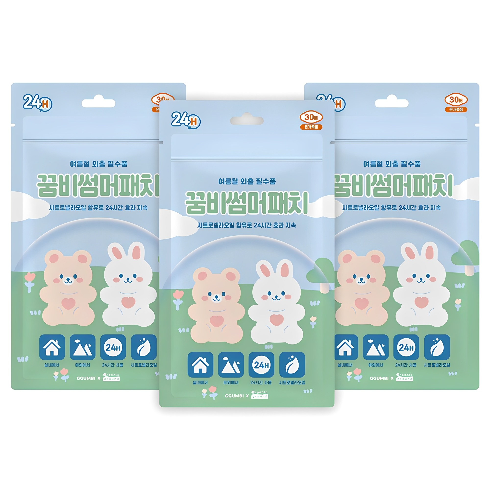 꿈비 썸머패치 30매입, 혼합색상, 3개 7,900원