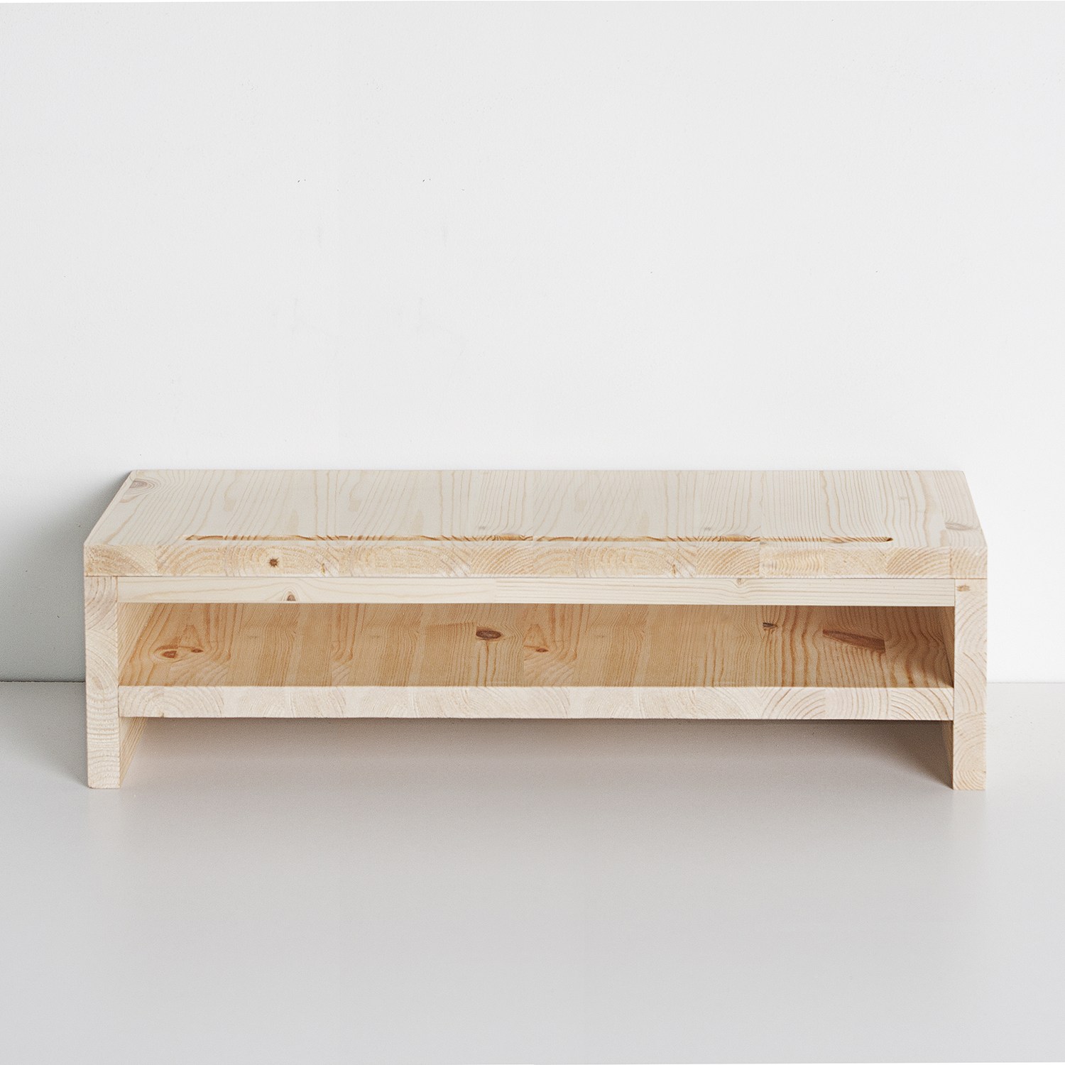 원목 모니터 받침대 선반 1단 2단 수납 거치대 13,900원