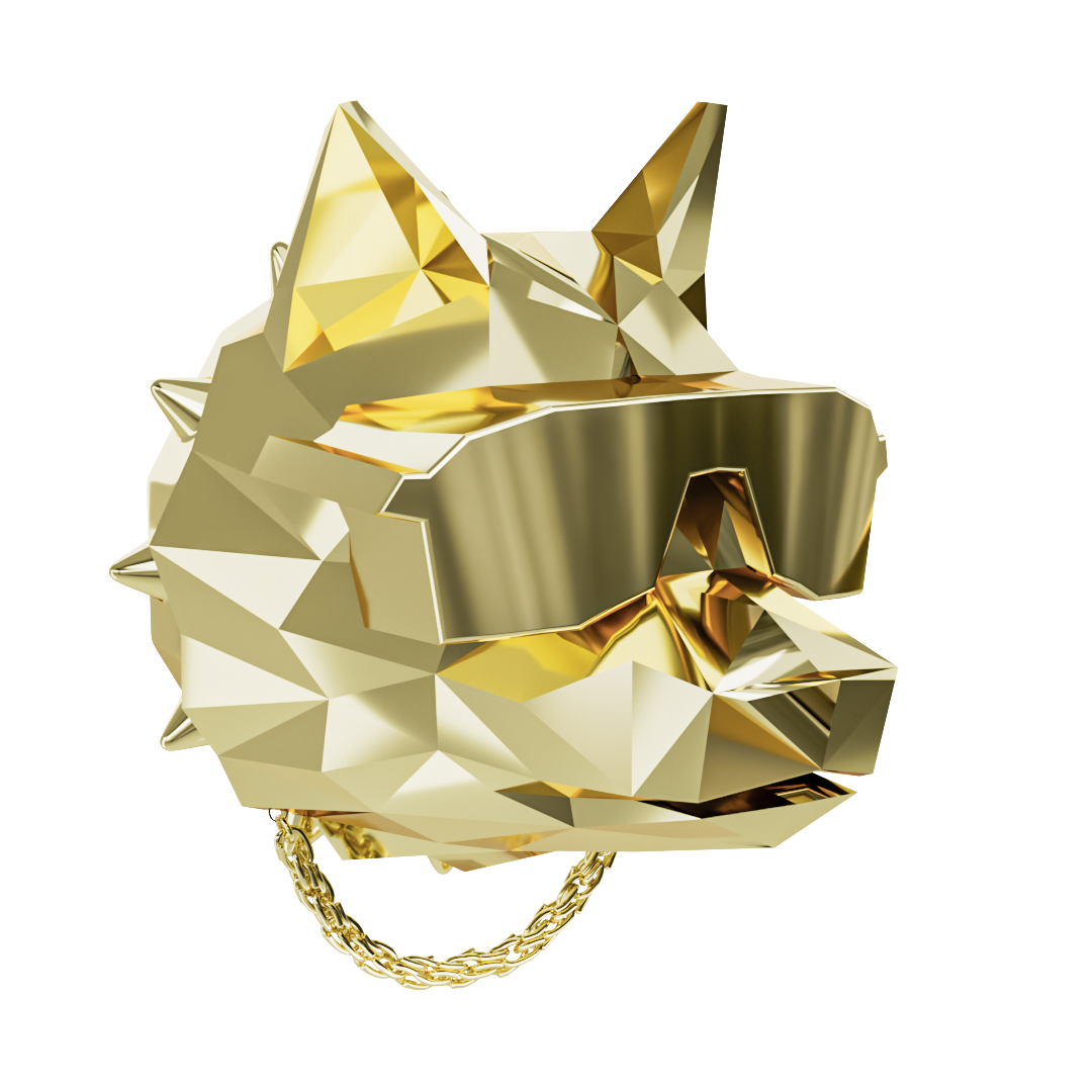 쓰리나인 힙한늑대 불독 프리미엄 디퓨저 차량용 방향제 골드, 현재가 29,900원