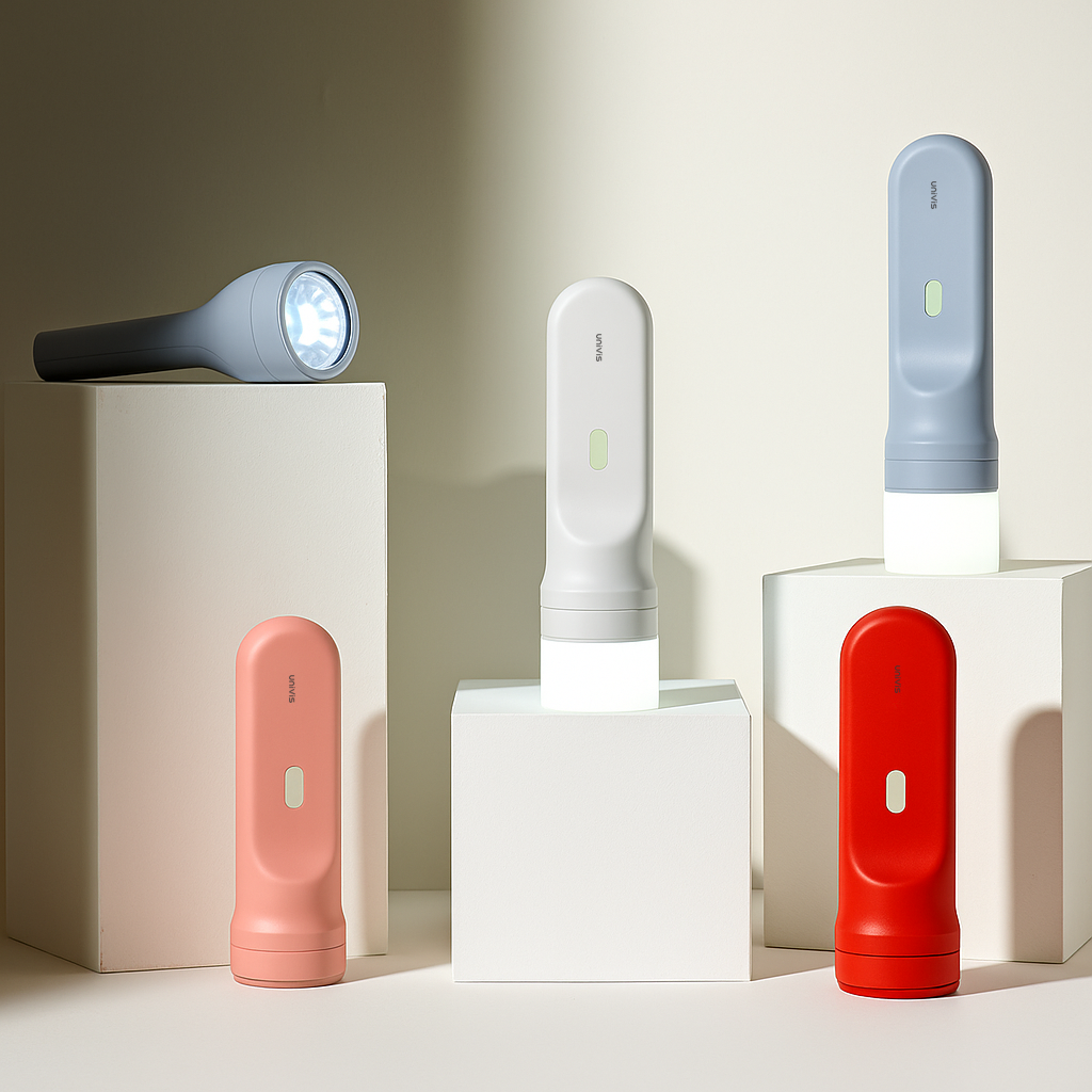 [유니비스] 소방검정품 KFI인증 휴대용 LED 소방 화재 비상손전등 비상조명등 후레쉬 27,500원