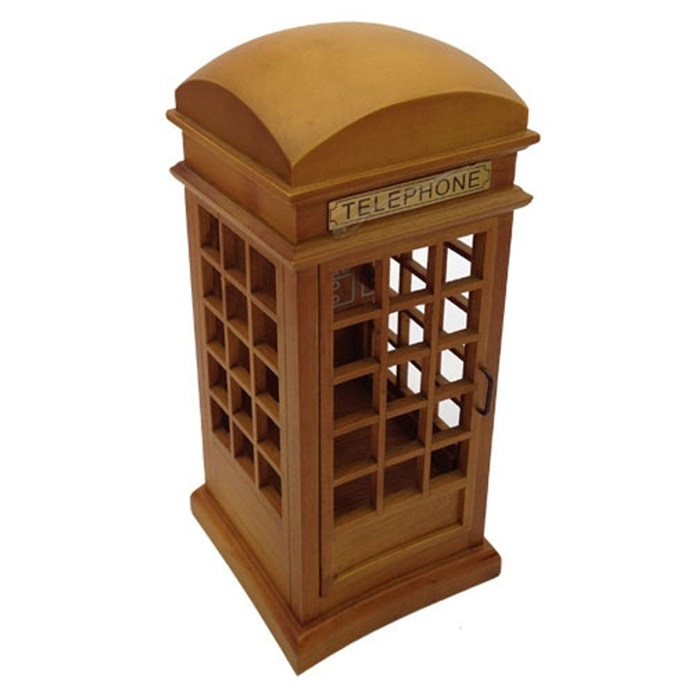 오르골 23_공중전화부스(우드) / 태엽 음악상자 뮤직박스 인테리어 장식 선물상자 멜로디함 음악상자 어린이 생일 선물 여친 42,000원