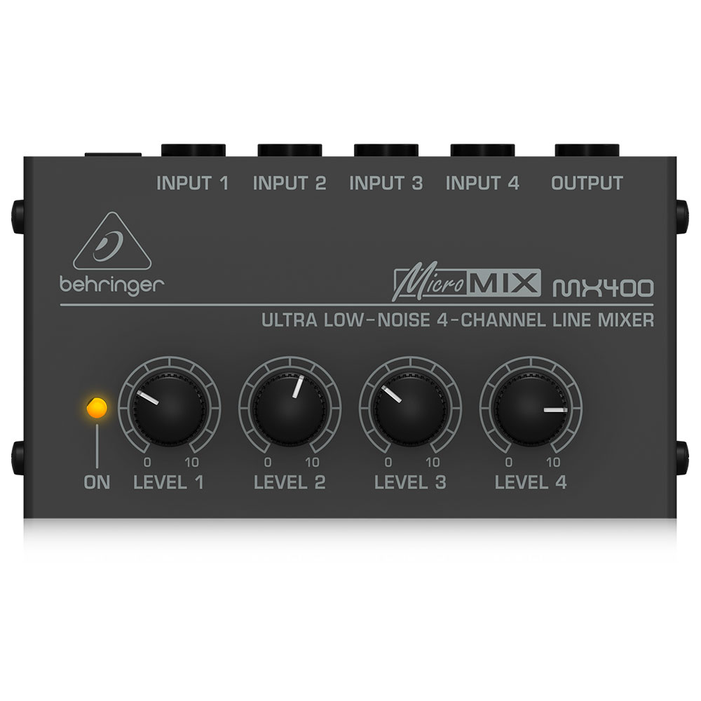 베링거 MX400 초저소음 4채널 라인 믹서 43,000원