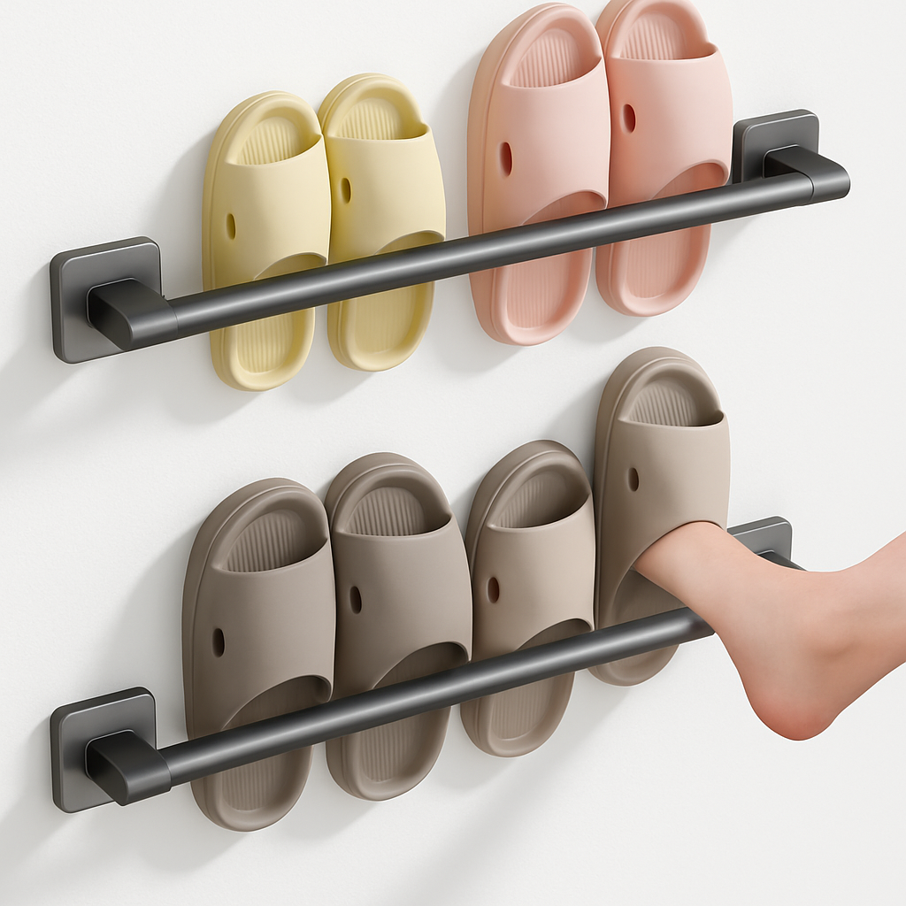 파넥시 2인용 무타공 욕실 슬리퍼 거치대 14,900원