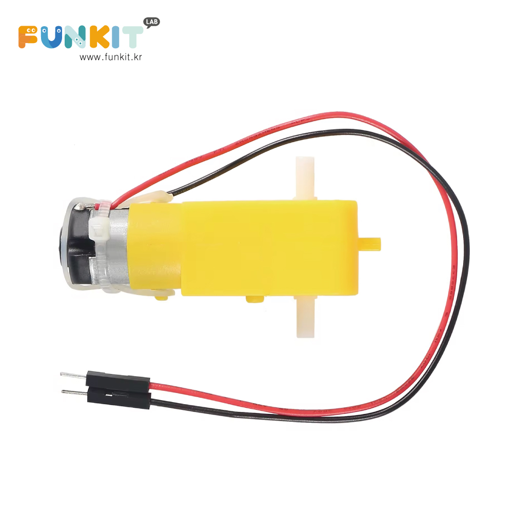 아두이노 RC카 DC모터 기어박스 점퍼선형, 1개 2,500원