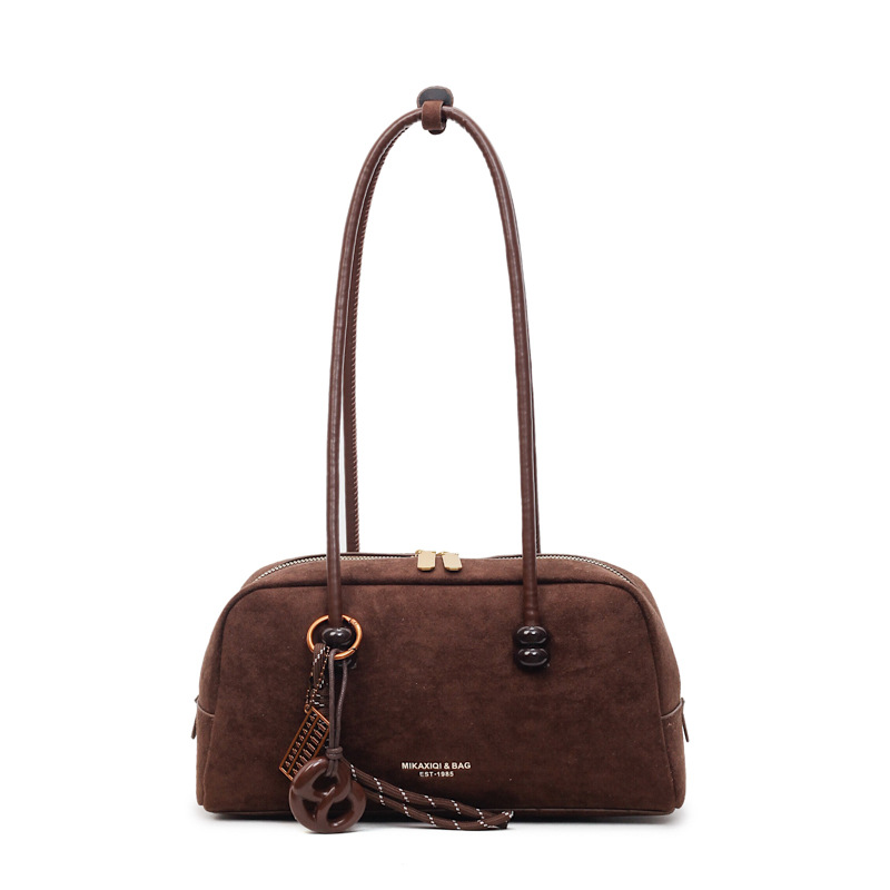 코차이 부드러운 스웨이드 여성 숄더백 데일리 출근용 대용량 캐주얼 가방 키링 포함 23,800원