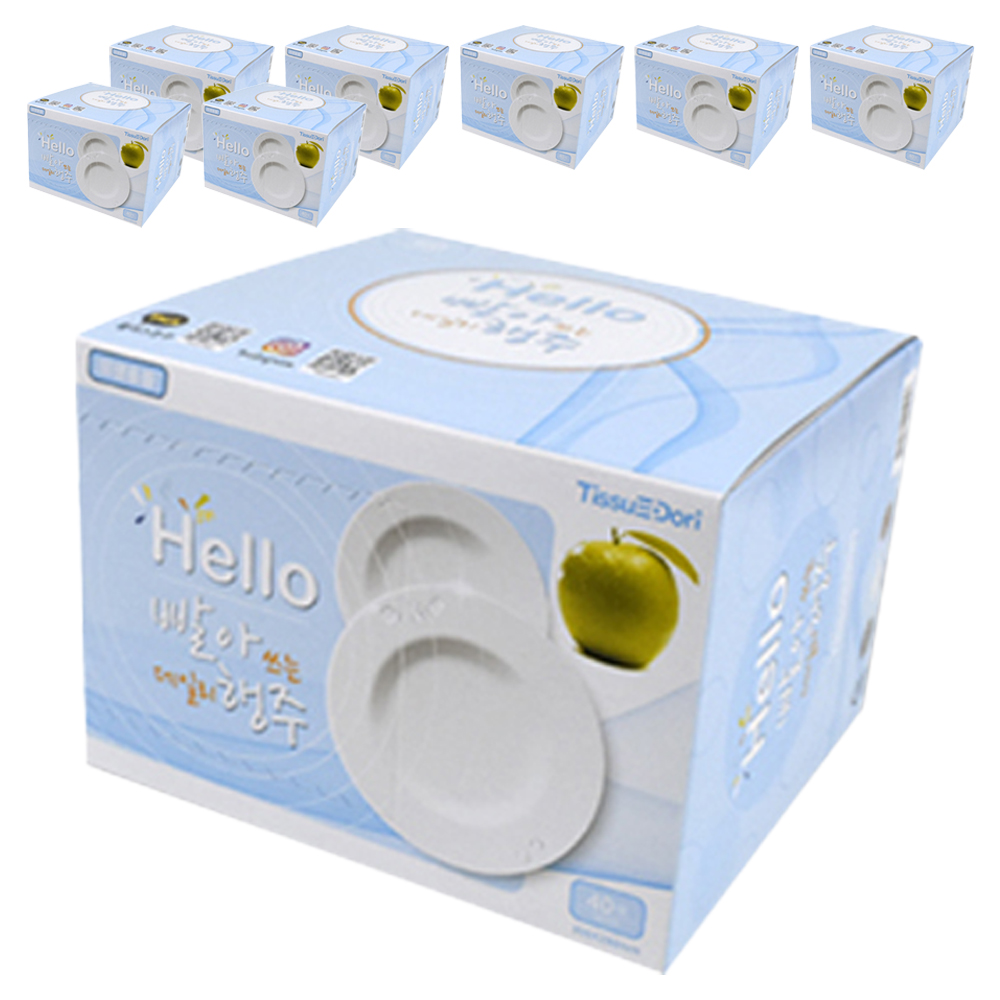 티슈도리 Hello 빨아쓰는 주방 데일리 행주 흰색 38,400원