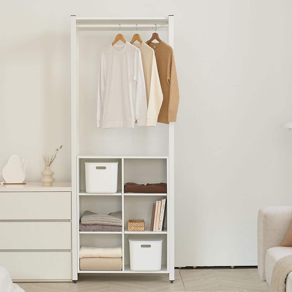 [모던하우스] 스탠다드 드레스룸 W800 멀티형 완제품 화이트 249,000원