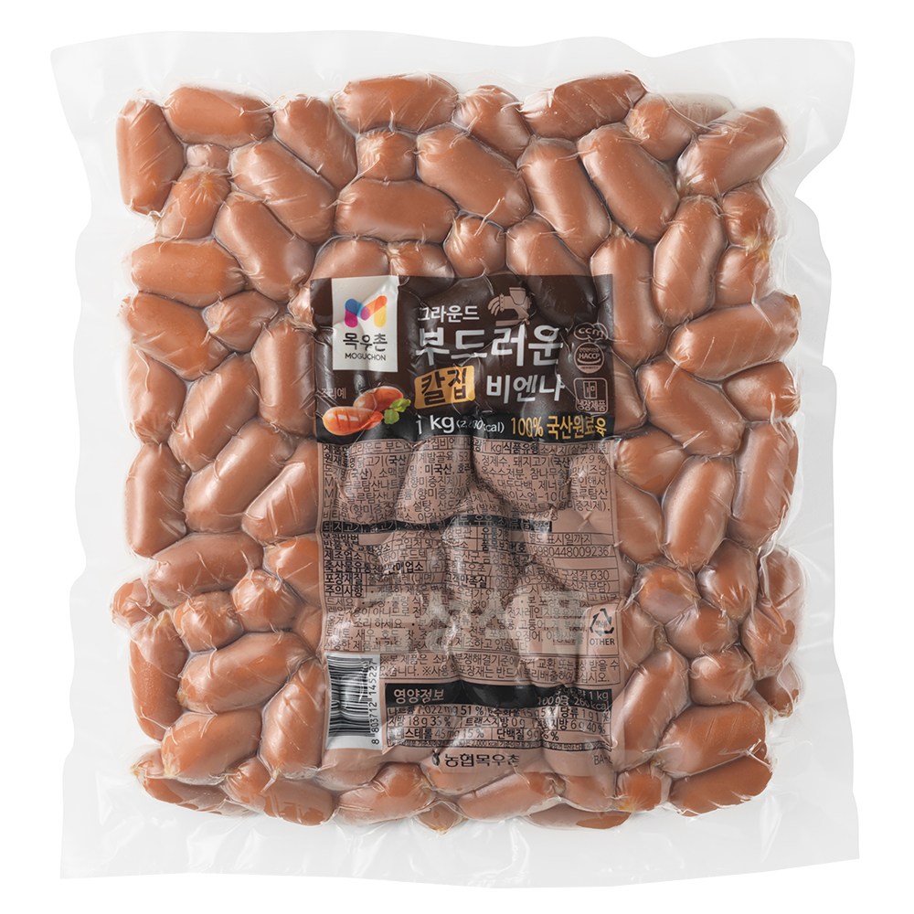 목우촌 부드러운 칼집비엔나, 1kg, 1개 13,500원