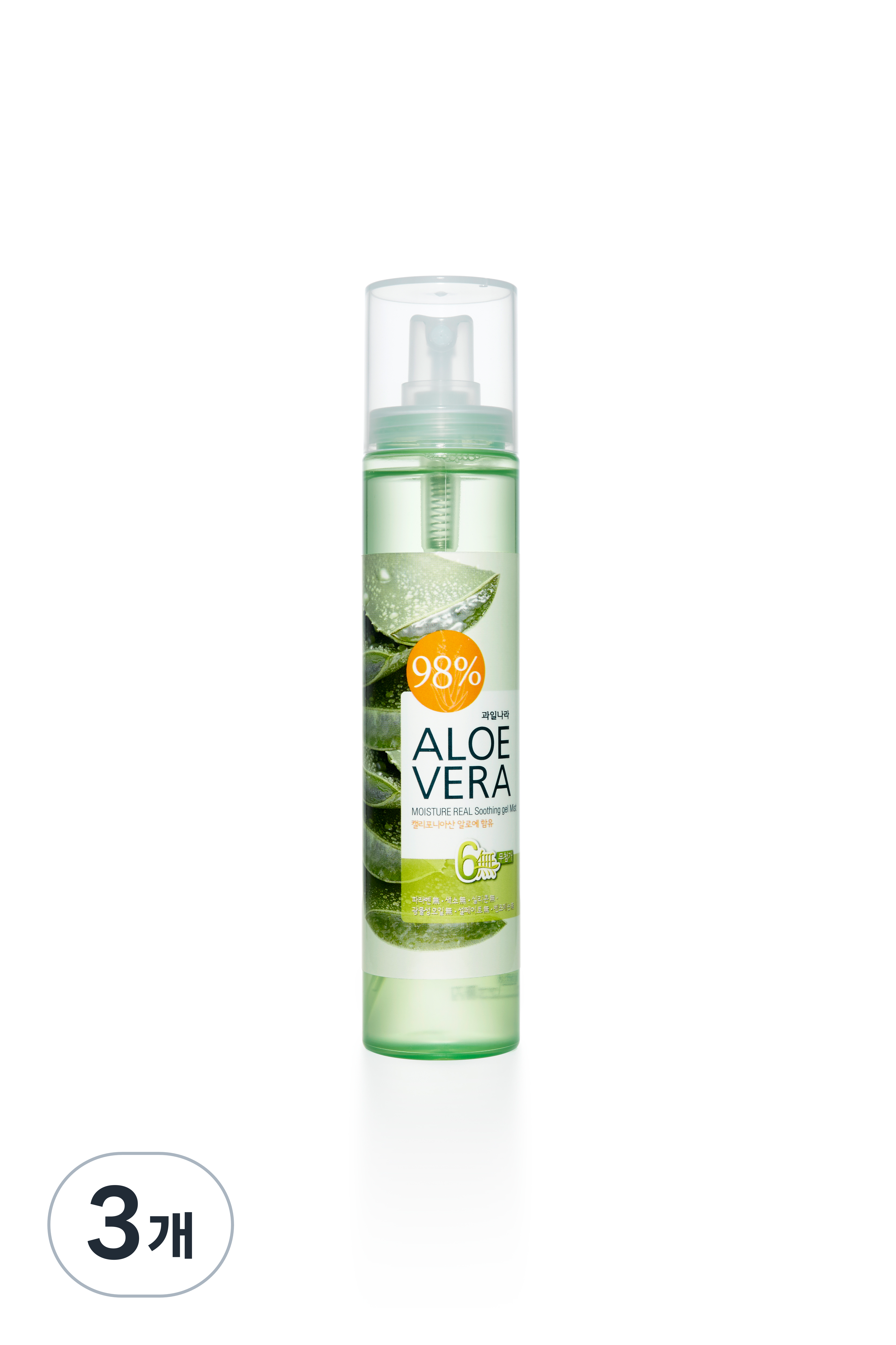과일나라 알로에베라 모이스처 리얼 수딩젤 미스트, 125ml, 3개 8,220원