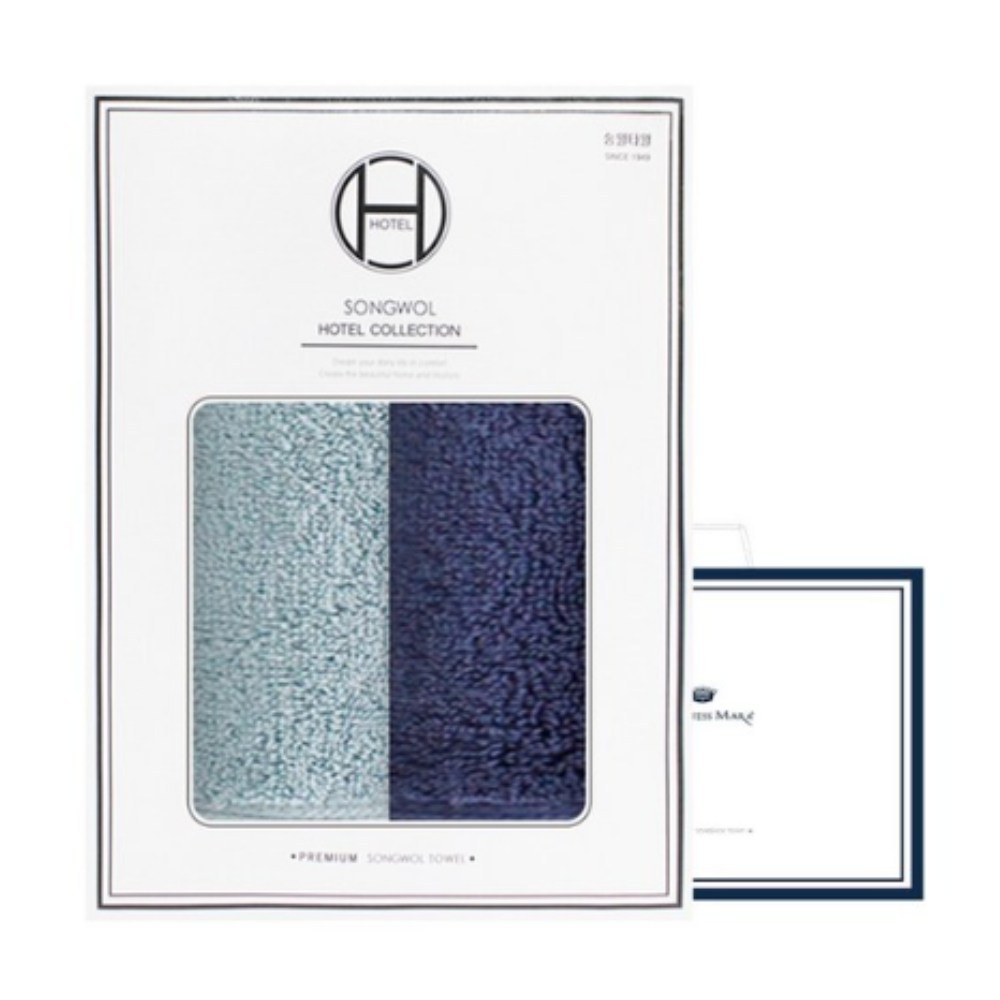 송월타월 항균 세면타올 2p + 쇼핑백 75,400원