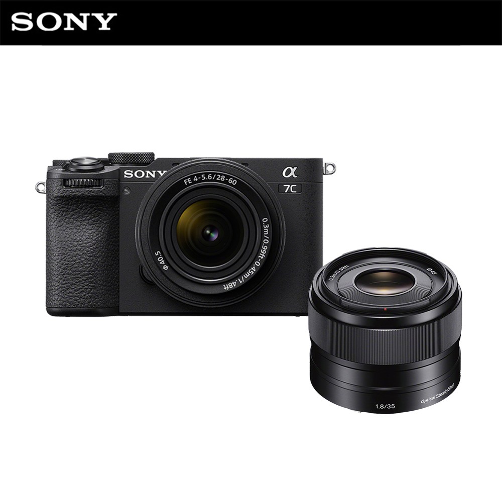 소니 공식대리점 카메라 A7C2L 블랙 (SEL2860 렌즈킷) + SEL35F18F 패키지  풀프레임 컴팩트 알파 3,639,000원