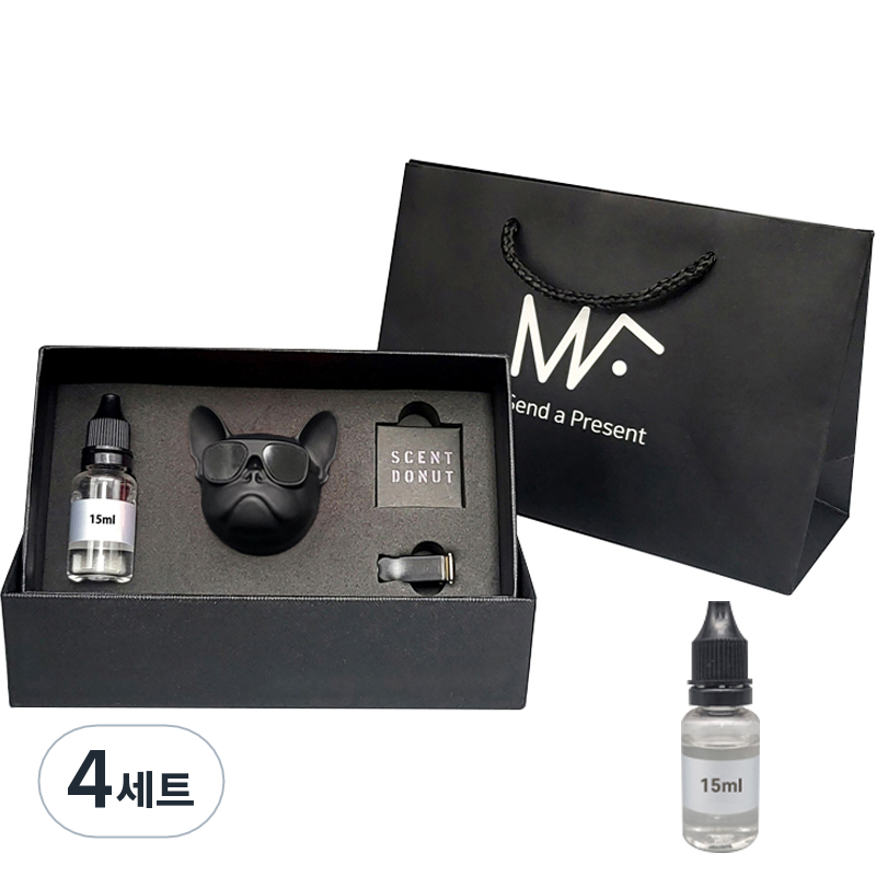 엠퓨처 불독 차량용 방향제 매트블랙  +  주르메르데스오일 15ml 2p  +  선물 쇼핑백 대표 78,000원