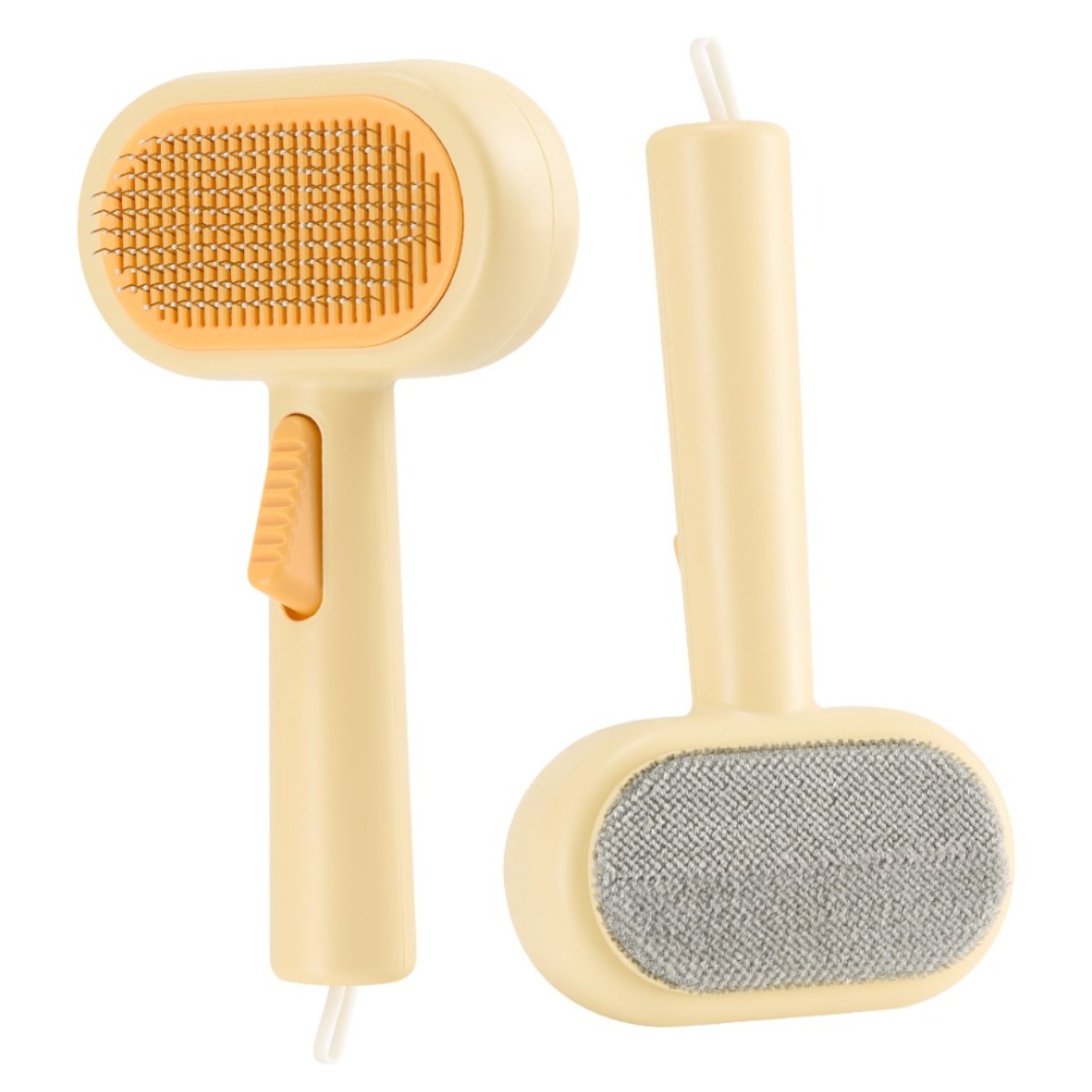 Zaxnouvi 강아지 고양이 빗 원터치 슬리커 브러쉬 2in1 털제거기 (11*18.5cm) 7,900원