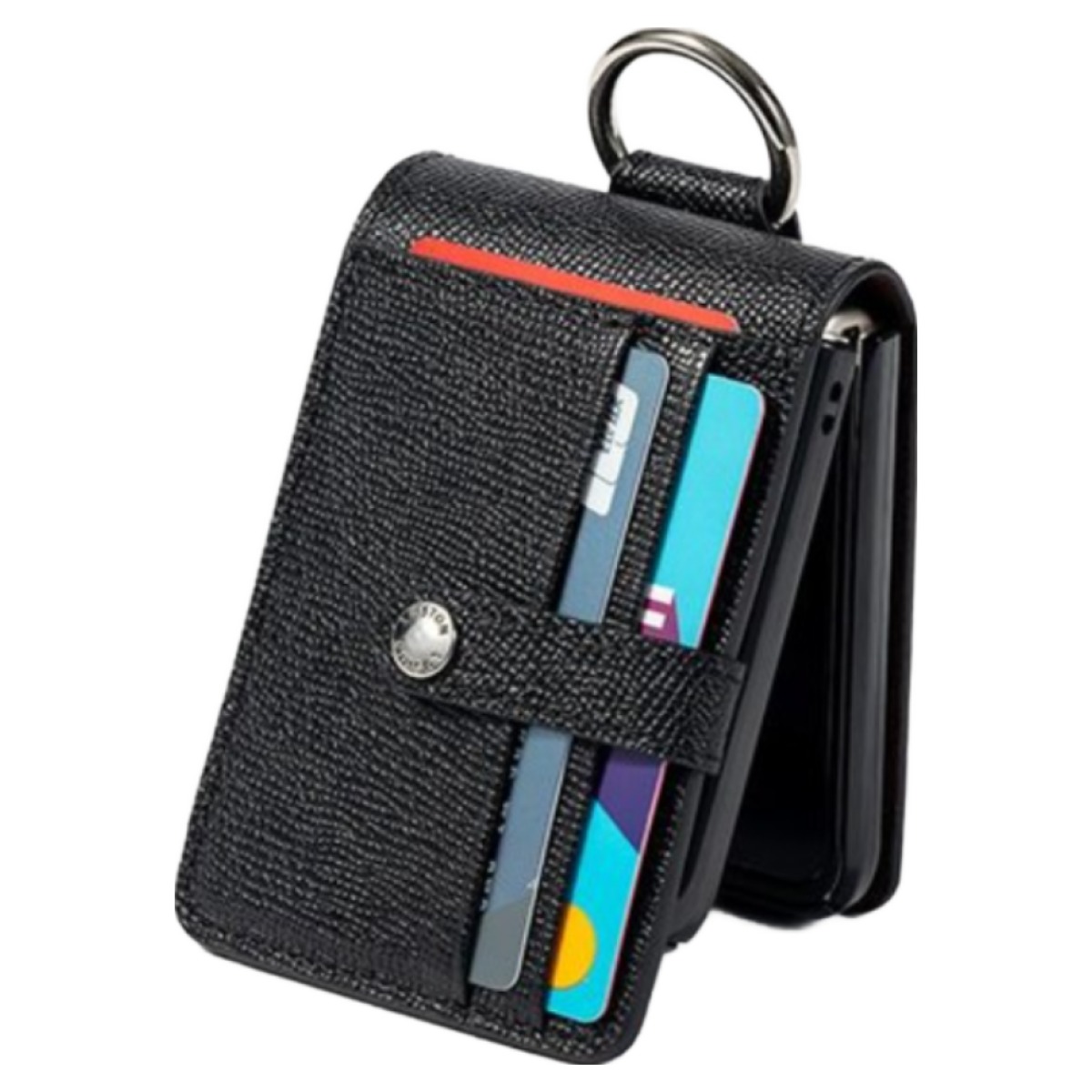 LUSTON 갤럭시 Z플립7 6 5 4 3 2 1 천연소가죽 펠리스 카드수납형 고리 링 크로스 핸드폰케이스 39,700원