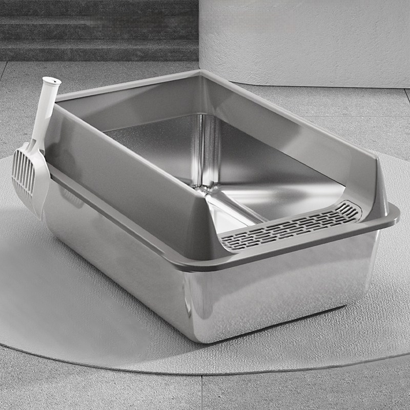 Star Fun 스테인리스강 고양이 화장실 대형 항균무취, 1개, 스테인리스 스틸 50,990원