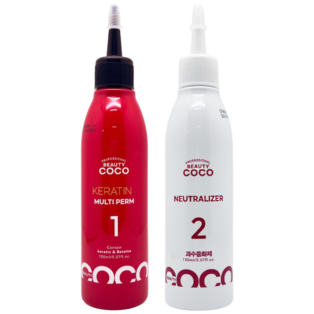 뷰티코코 케라틴 멀티펌 1제2제, 5개, 150ml 15,000원