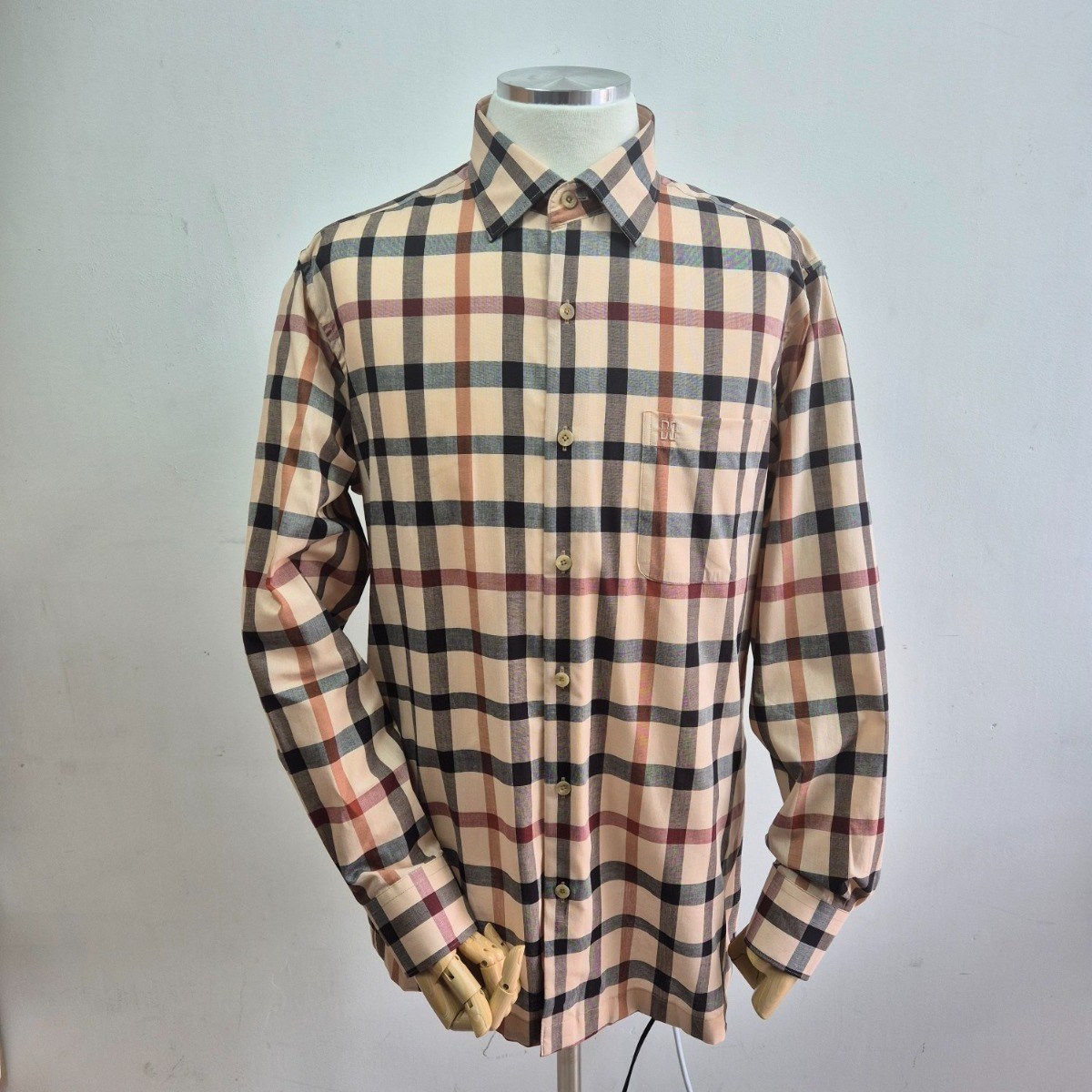 매장 정품 닥스 DAKS 남성용 오리지널 체크 면 긴팔 셔츠 간절기 여름 남방 선물 포장제 동봉 선물용 73,800원