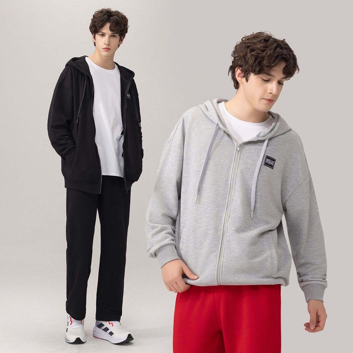 에버라스트 남자 미니쭈리 트레이닝 세트 후드집업 + 일자팬츠 58,800원