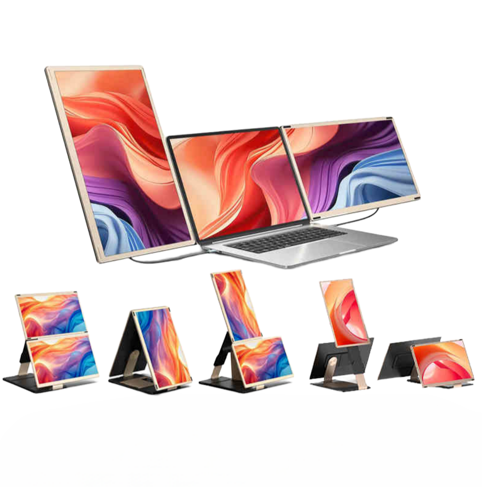 15.4인치 노트북용 듀얼모니터 트리플모니터 역방향충전, 39.116cm, P4 (스텐드형) 169,000원