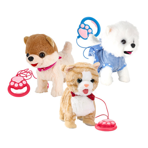 [캐스B] 플레이 감성교감움직이는반려동물3종 강아지 모카/크림, 그루밍하는 고양이인형 어린이날 선물 106,400원