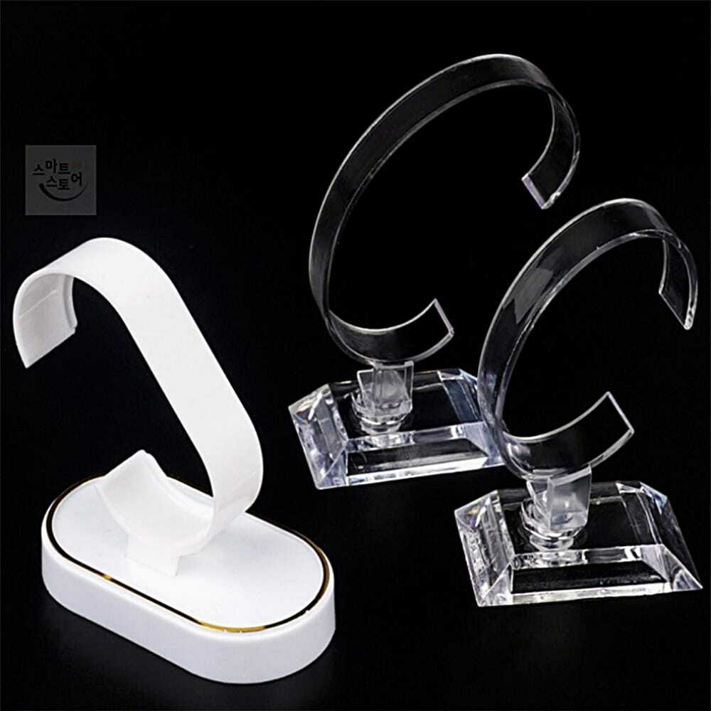 라운드형 시계 진열대 유리진열장 1,000원