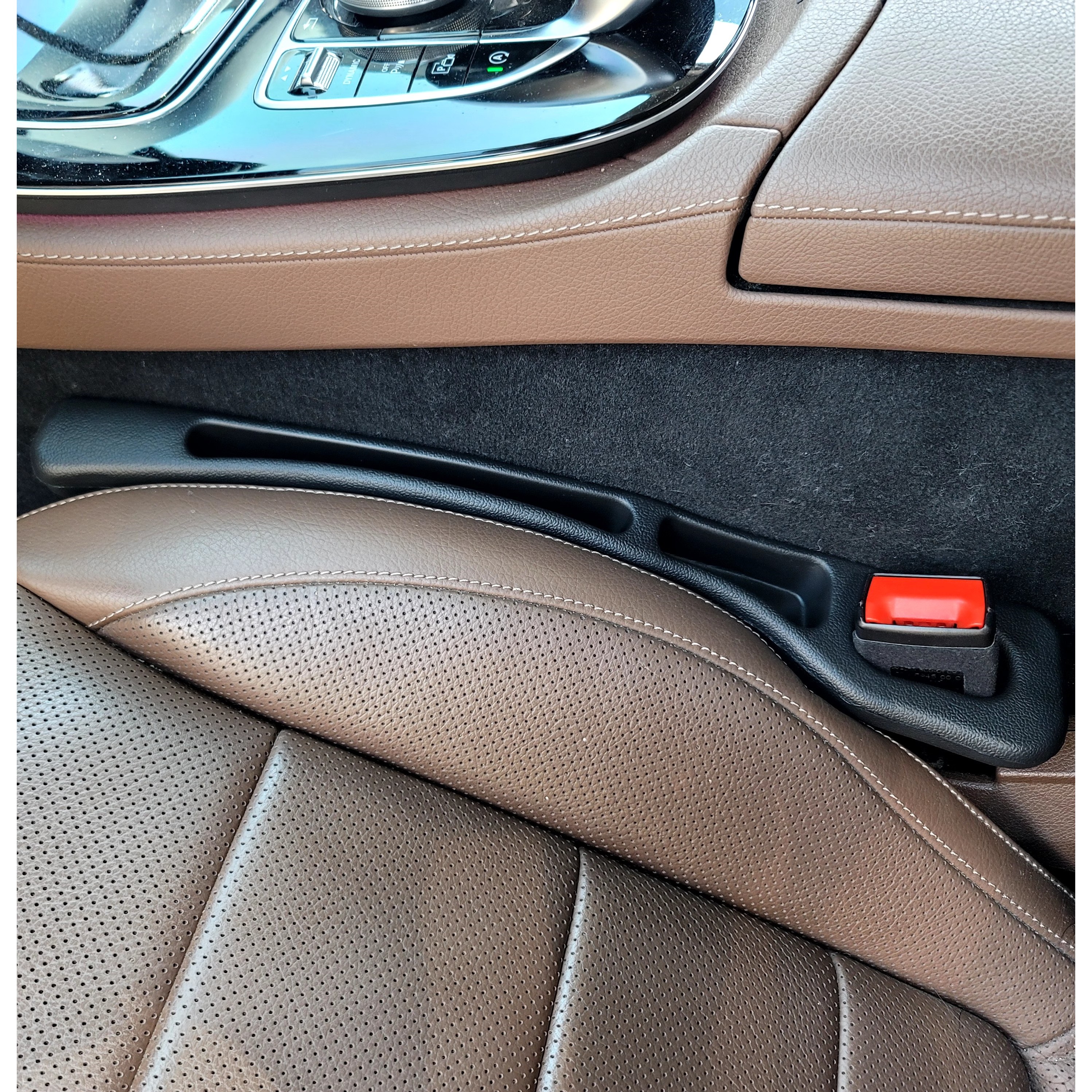 콘티 차량 시트 틈새막이 수납 빠짐방지 사이드쿠션, 1세트, 모던 블랙 6,800원