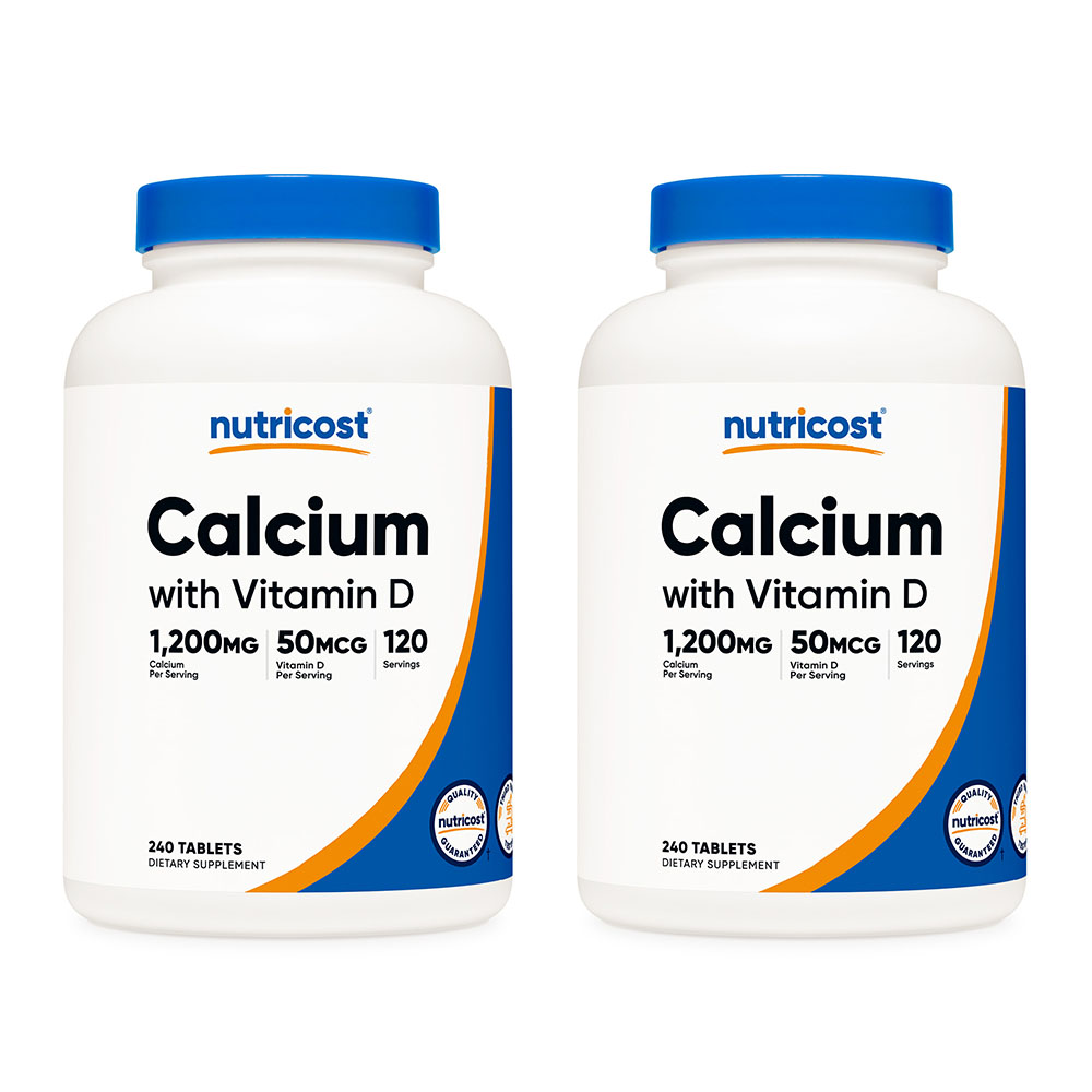 뉴트리코스트 칼슘 1200MG 비타민 D3 50MCG 타블렛 240정 2병, 2개, 120회분 46,800원