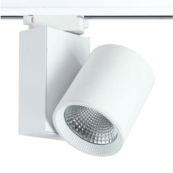 대동조명 DG-9511-40W 화이트 LED스포트 스포트조명 레일 원통 COB 프랜차이즈, 3000K 전구색, 1개 68,000원