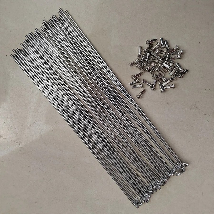 전기 자전거 스포크 니플 포함 스틸 13G 2.2mm 길이 251-305mm 40개 45,000원