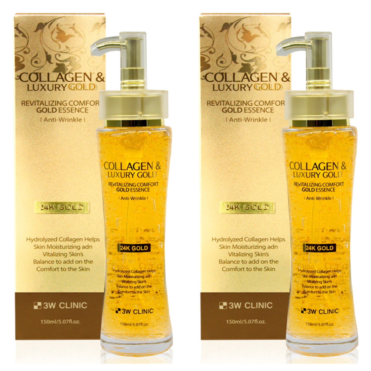 3W클리닉 콜라겐 앤 럭셔리골드 리바이탈라이징 컴포트 골드 에센스, 150ml, 2개 14,760원