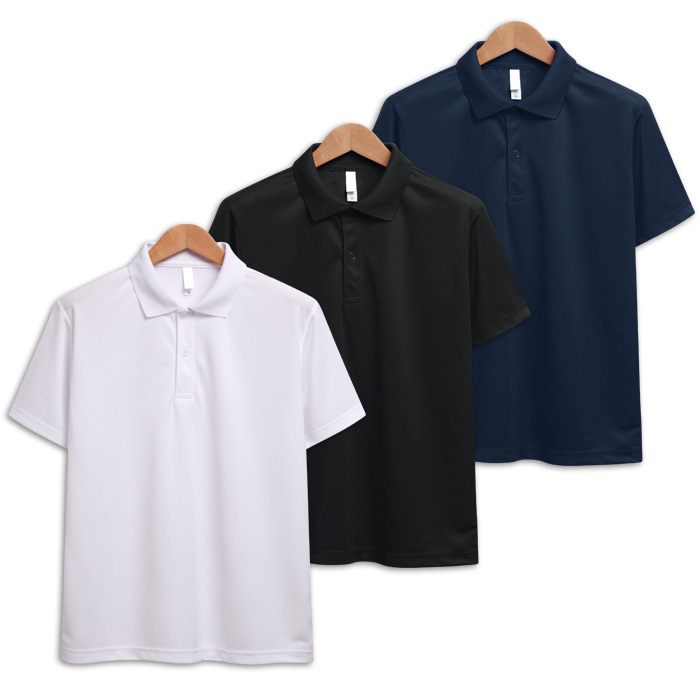 3장 세트 드라이 라운드 반팔 카라 쿨티셔츠 3장세트 남녀공용 기능성 냉감 빅사이즈 (SCC5467PT) 25,800원