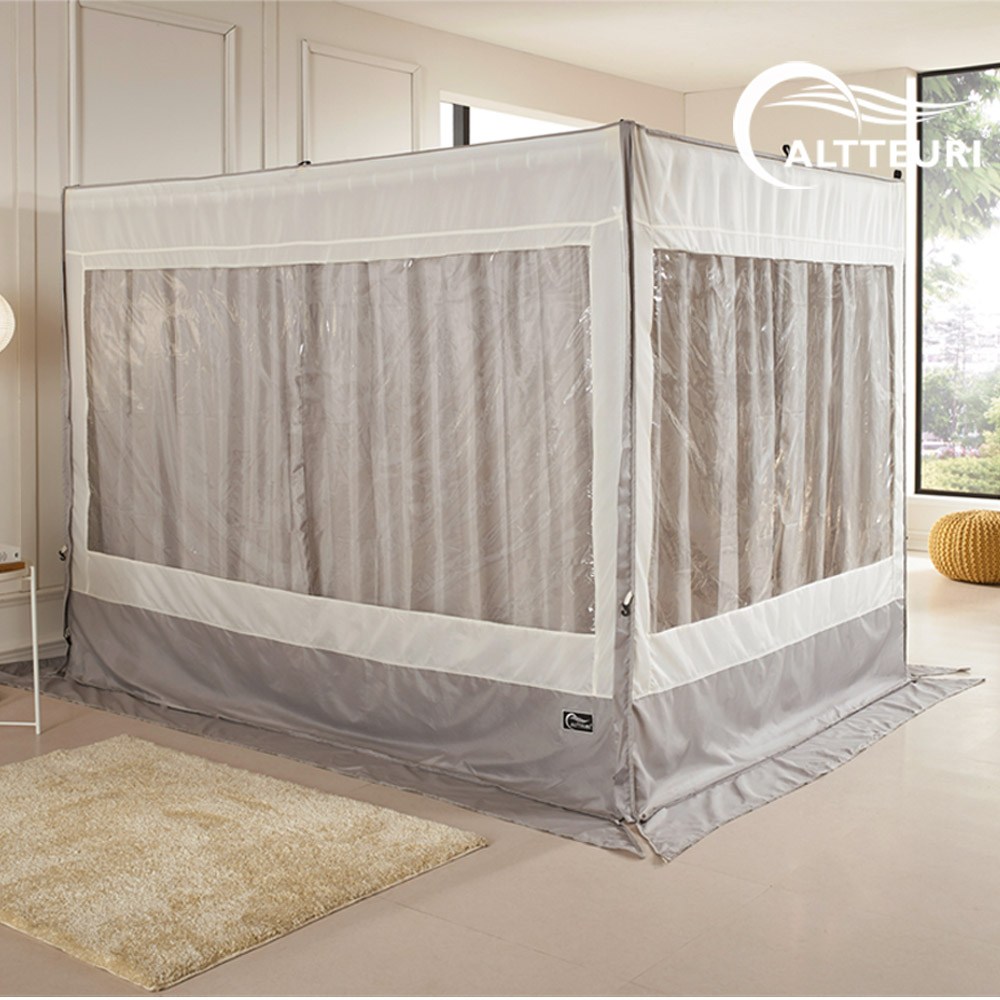 알뜨리 소프트 사각 난방텐트+투라인프레임 커튼형세트 216,900원