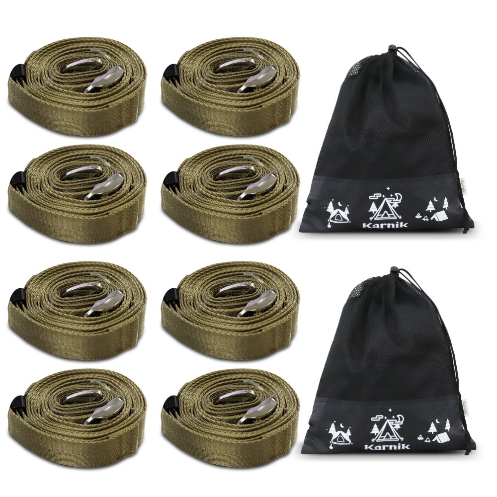 카르닉 타프 웨빙스트랩 메인4P 보조4P 파우치2P 캠핑스트랩 풀세트 41,000원